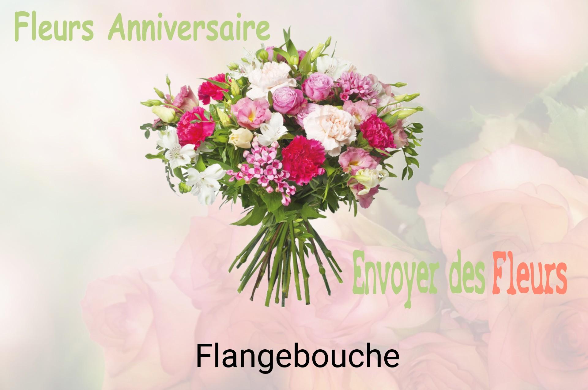 Bouquet de fleurs d’anniversaire livré à Flangebouche